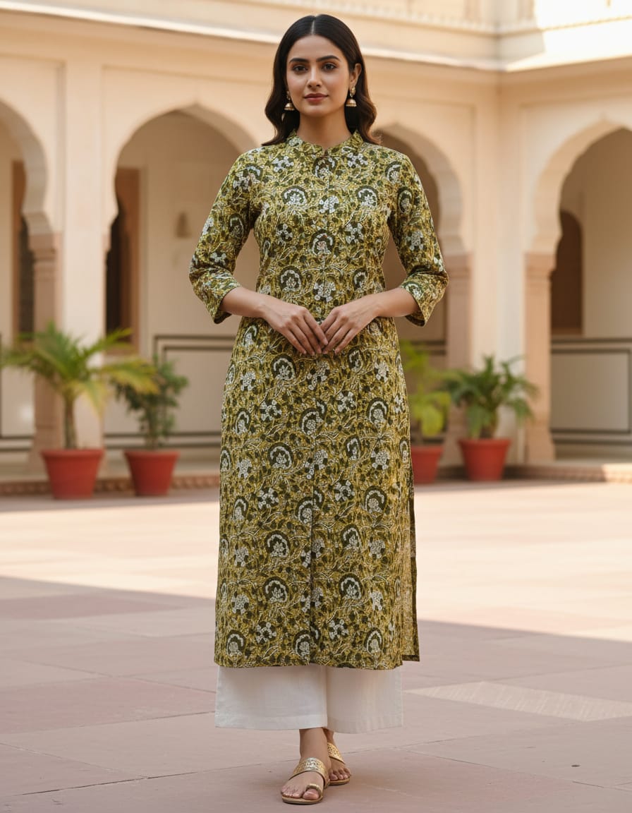 Women's Premium Kurta Palazzo Set